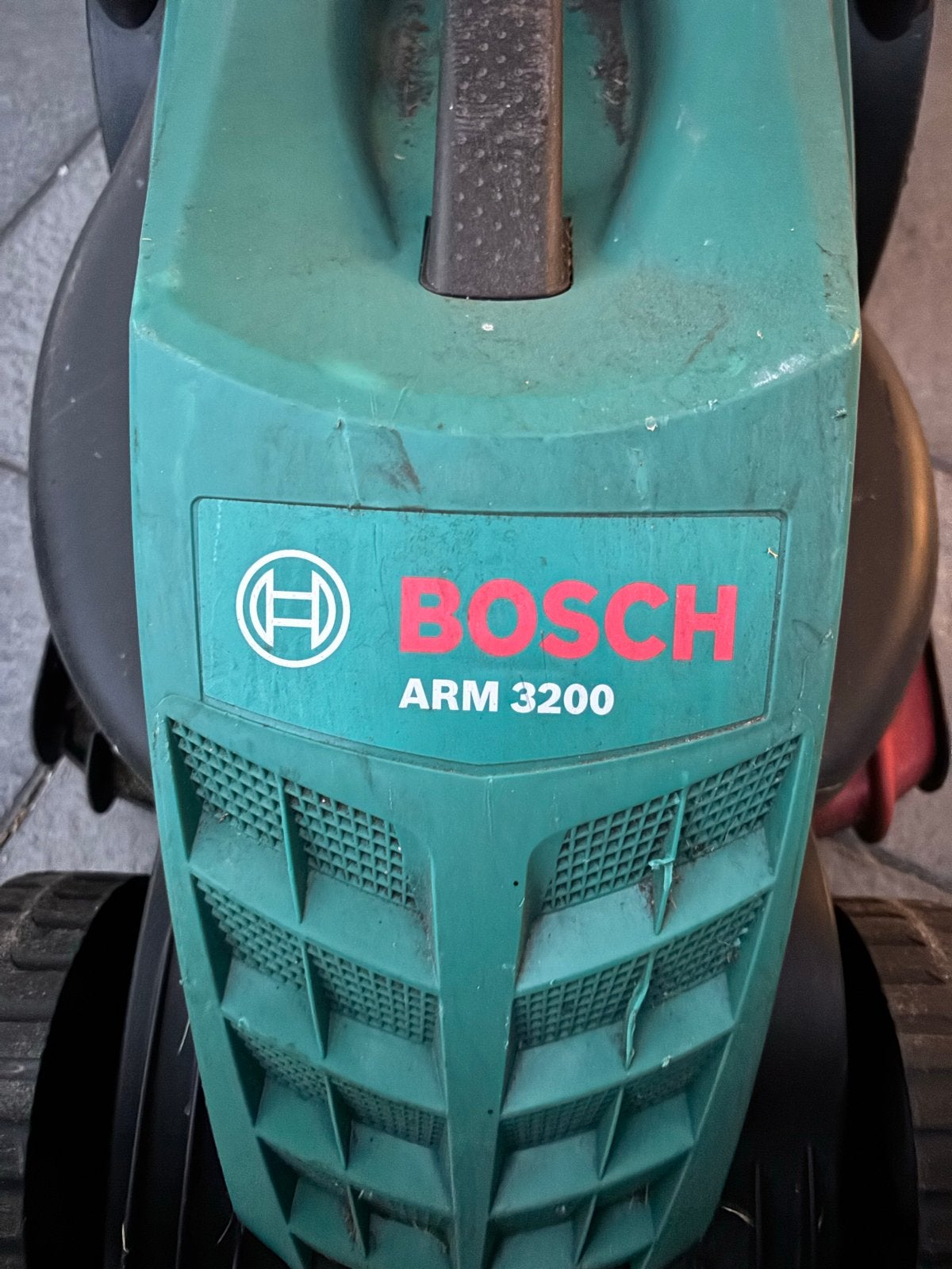 Bosch ARM 3200 Elektrische Grasmaaier, Cirkelmaaier, Gebruikt, Elektrische grasmaaier, Ophalen of Verzenden