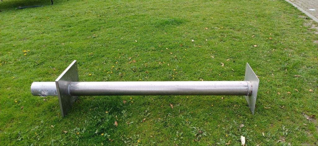 Carport paal rvs doorsnede 140mm lengte 2000 !, Doe-het-zelf en Verbouw, Ophalen, 2 tot 4 meter, Zo goed als nieuw, Rvs