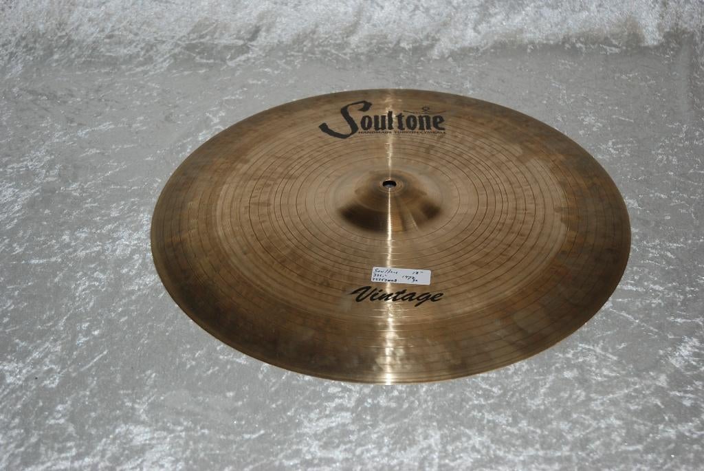 NIEUW!  Soultone Vintage Crash bekken 1472gr 18 inch, ., Drums of Percussie, Nieuw, Ophalen of Verzenden