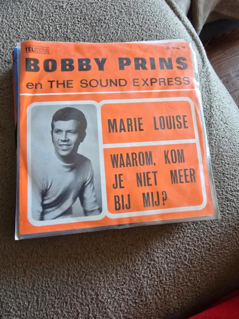 bobby prins marie louise  zeldzame telstar, Verzenden, Gebruikt, 7 inch, Levenslied of Smartlap