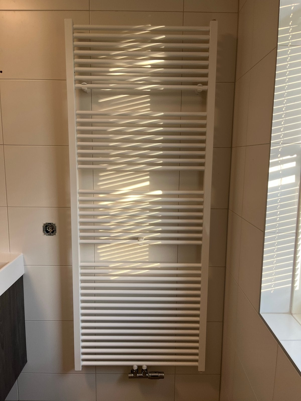 Handdoekradiator 120x70 cm, gedemonteerd, ophalen Zwolle, Ophalen, Radiator, Zo goed als nieuw, 60 tot 150 cm
