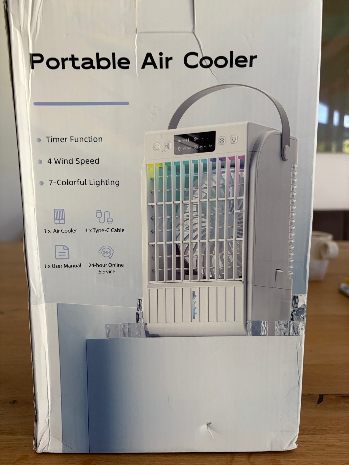 Draagbare Air Cooler F22 - Compacte Mobiele Airco, Ophalen, Minder dan 60 m³, Timer, Nieuw