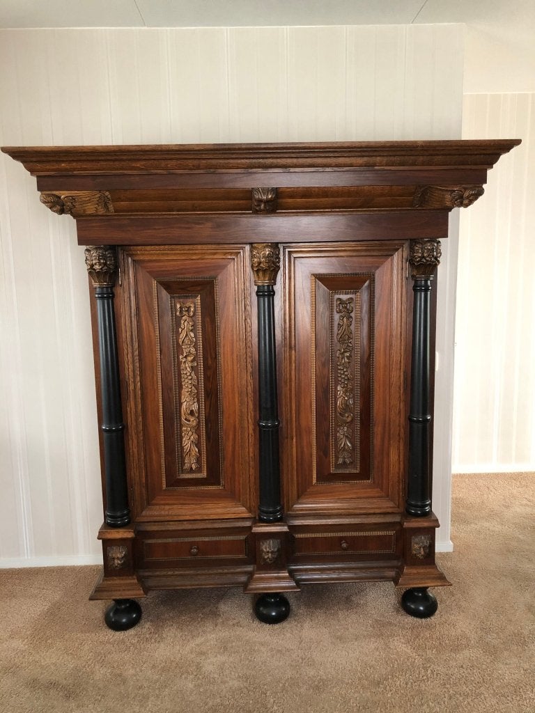 kast, Ophalen, Klassiek, 150 tot 200 cm, Met lade(s)
