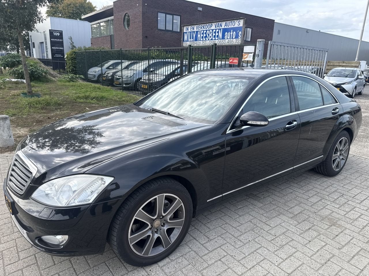 Mercedes-Benz S-Klasse 320 CDI PRESTIGE NIEUWE APK! BOUWJAAR, Auto's, Automaat, Zwart, Leder, Bedrijf