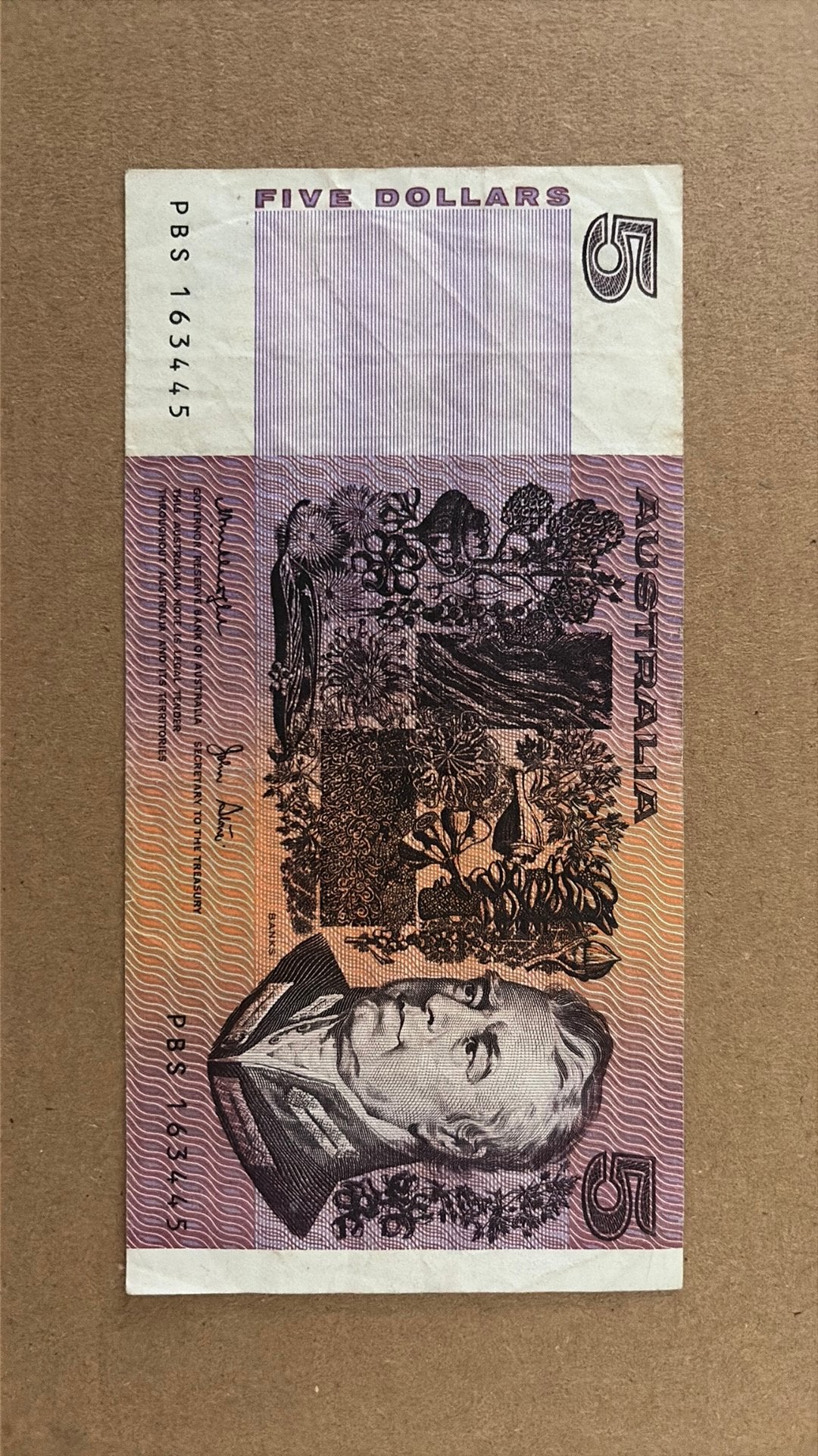 Australie 5 dollar Zfr, Postzegels en Munten, Bankbiljetten | Oceanië, Ophalen of Verzenden
