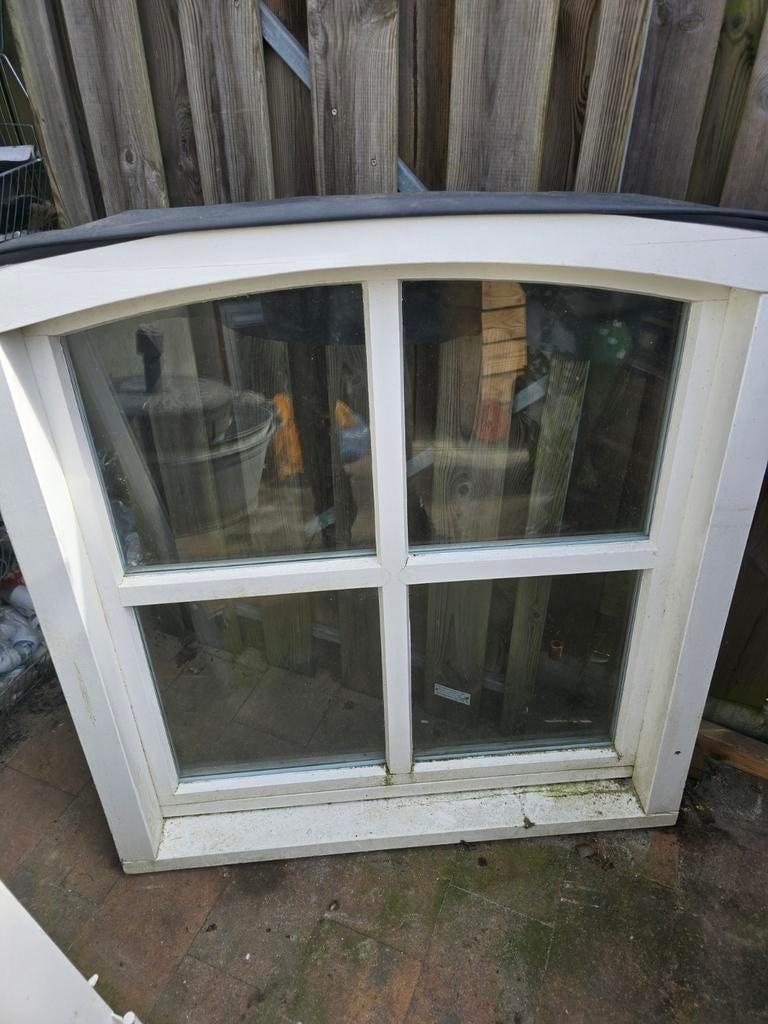 Tuindeuren en ramen voor tuinhuisje, Doe-het-zelf en Verbouw, Glas en Ramen, Ophalen, Gebruikt, 80 tot 120 cm, Overige typen