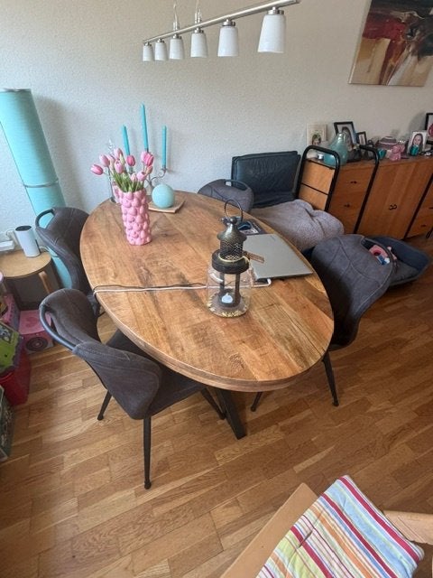 Tantini Eetstoel, Huis en Inrichting, Stoelen, Ophalen, Zwart, Zo goed als nieuw, Vier