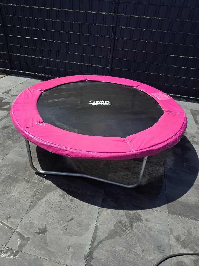 trampoline salta, Ophalen, Gebruikt