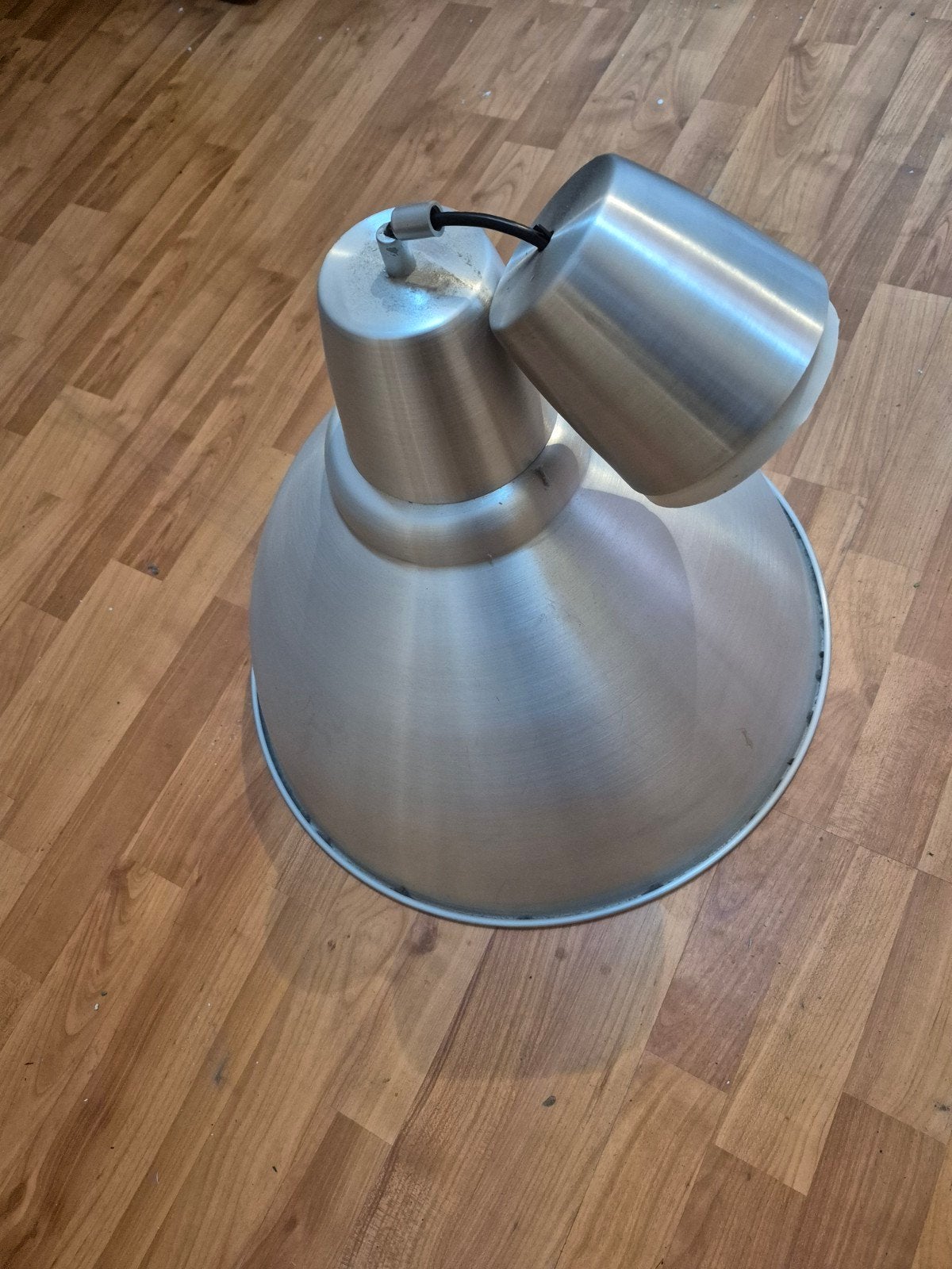 gratis hanglamp, geborsteld metaal, Ophalen, Gebruikt, E27 (groot), Metaal