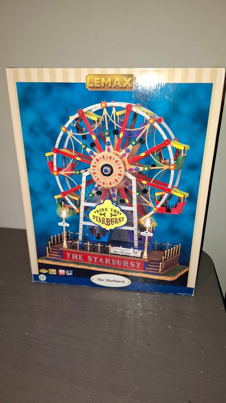 Lemax retired reuzenrad The Starburst kermis kerstdorp kerst, Ophalen of Verzenden