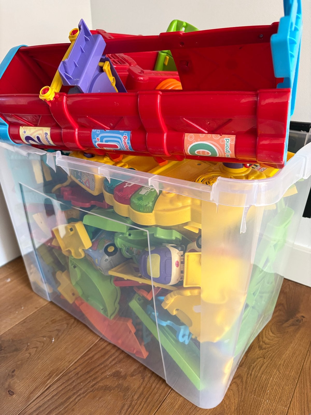 Grote doos met VTech Toet Toet Auto's, Ophalen of Verzenden, Gebruikt, Jongen of Meisje