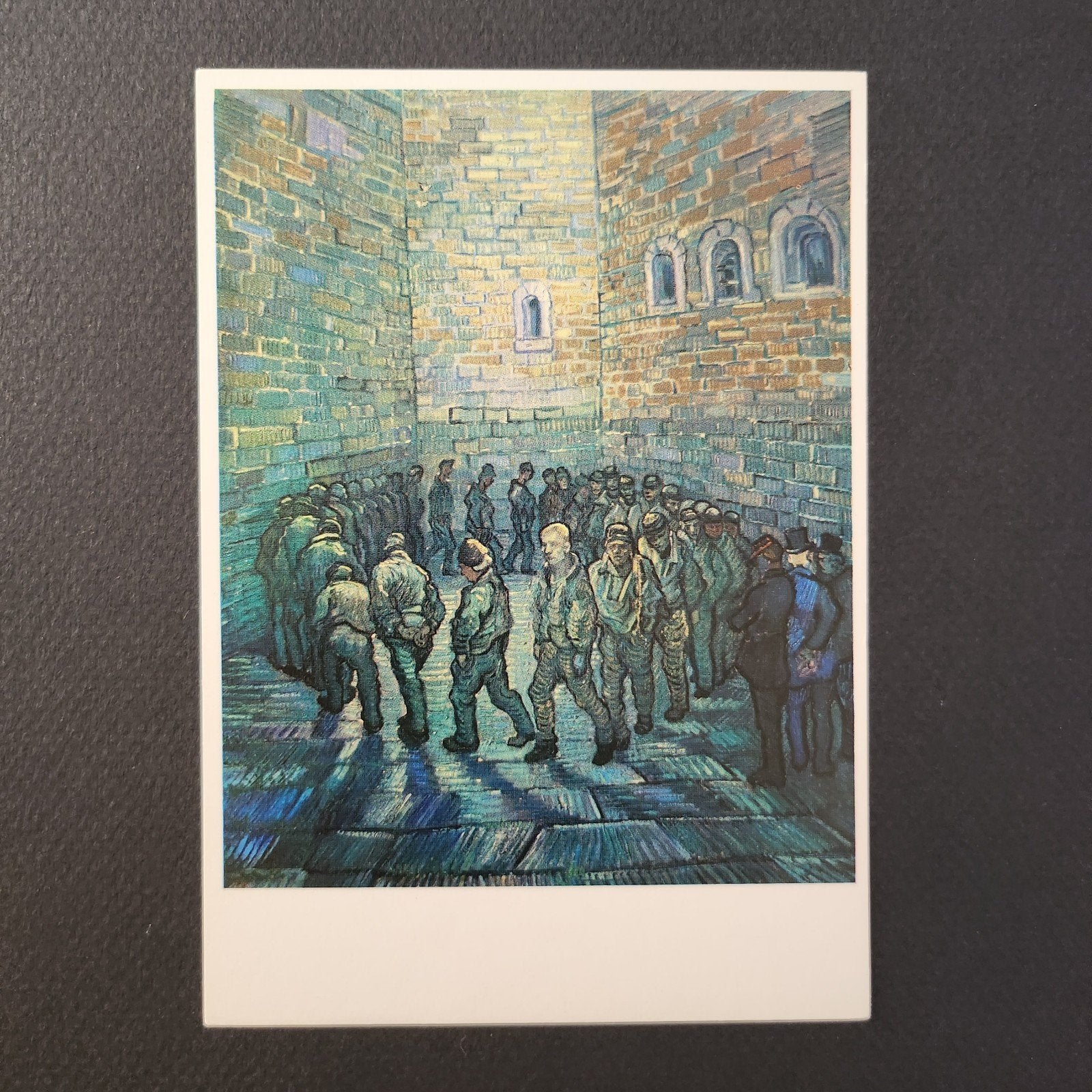 Kunstkaart Vincent van Gogh - Ronde der Gevangenen, Verzamelen, Verzenden, 1980 tot heden, Ongelopen, Cultuur en Media