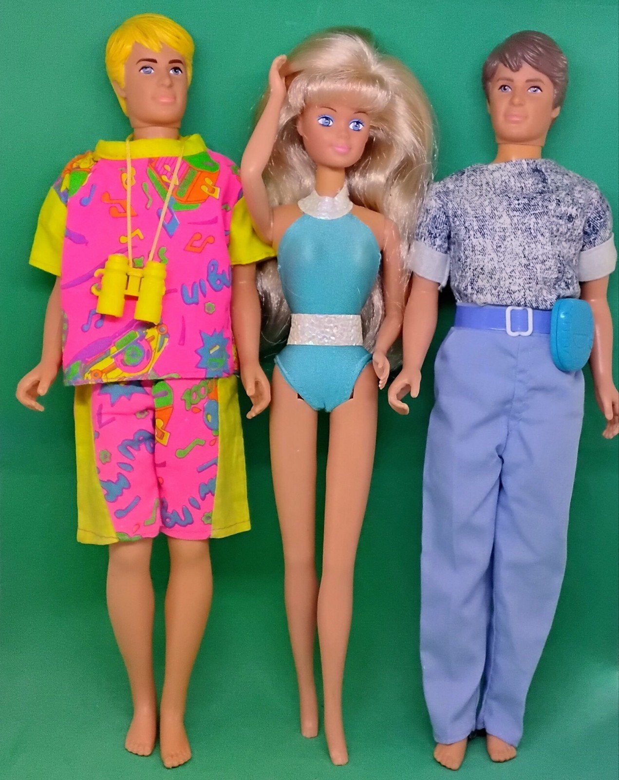 Vintage Barbie/Ken"Petra&Fred"Blond/Brunet, Verzenden, Gebruikt, Pop