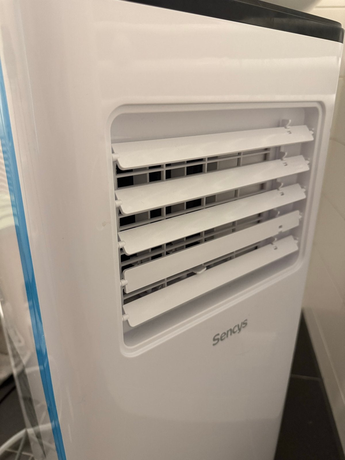 Mobiele Airco Sencys - 1 jaar oud, met fabrieksgarantie, Ophalen, Minder dan 60 m³, 3 snelheden of meer, Zo goed als nieuw