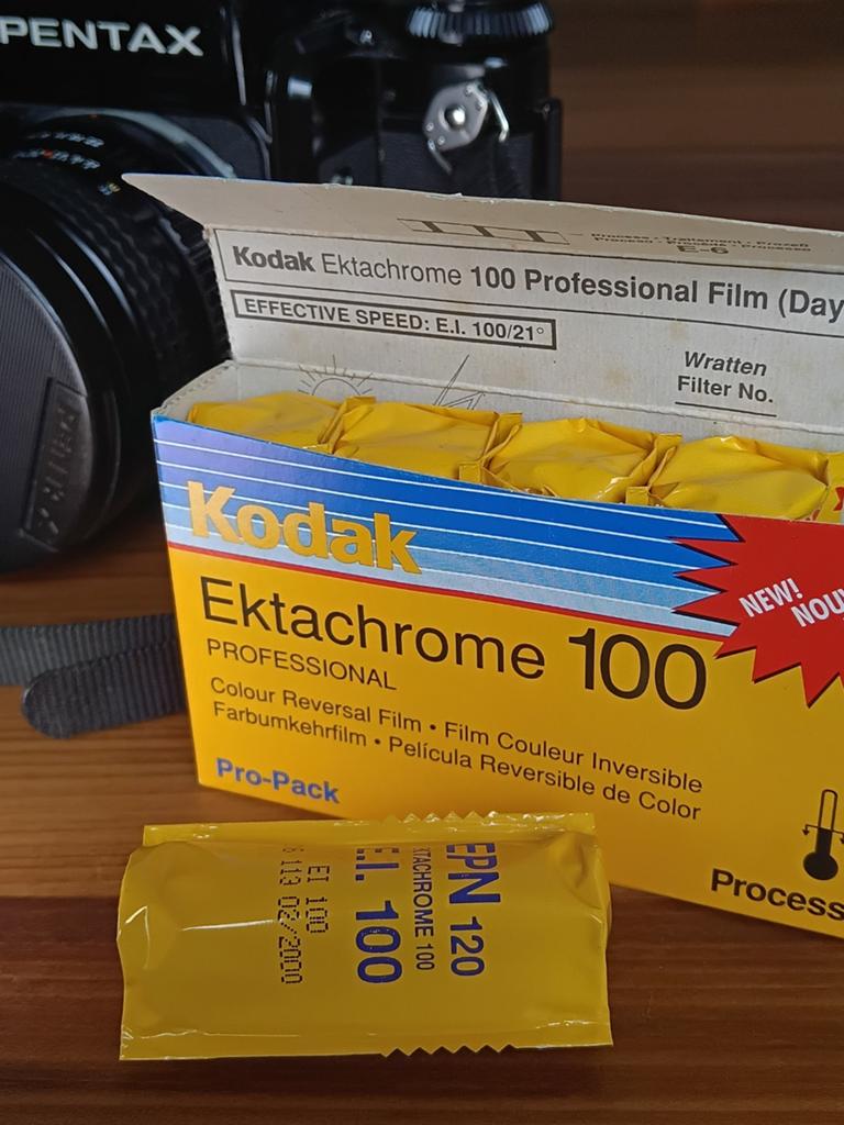 Kodak Ektachrome 100, Audio, Tv en Foto, Filmrollen, Ophalen of Verzenden