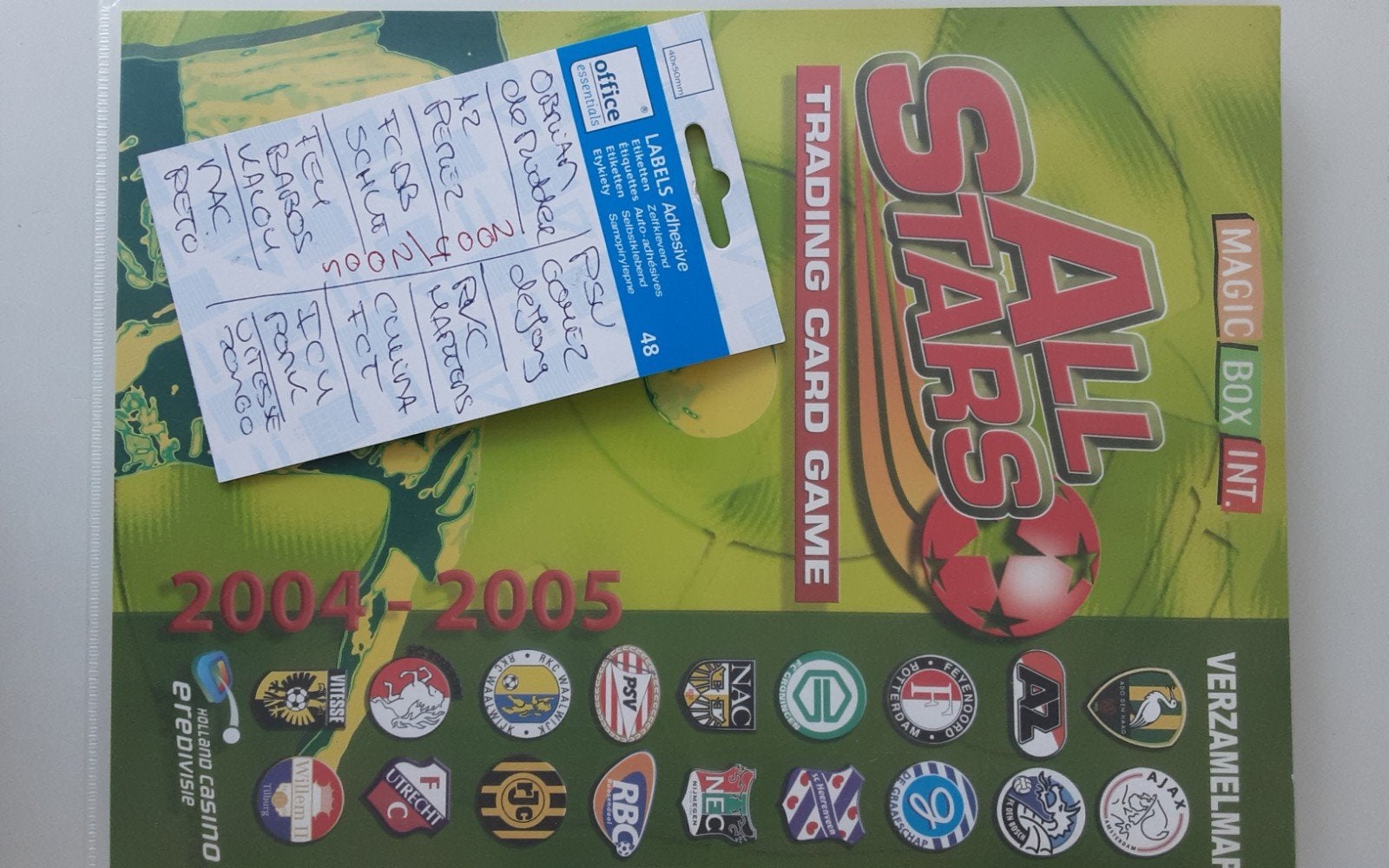 All Stars 2004-2005 Trading Card Game Verzamelmap, Ophalen of Verzenden, Gebruikt, Overige binnenlandse clubs, Spelerskaart
