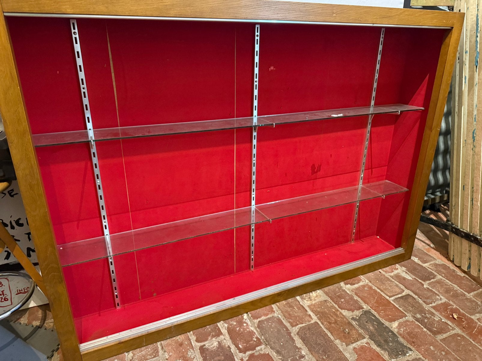 Grote vitrinekast, Ophalen of Verzenden, Zo goed als nieuw, 25 tot 50 cm, 50 tot 100 cm