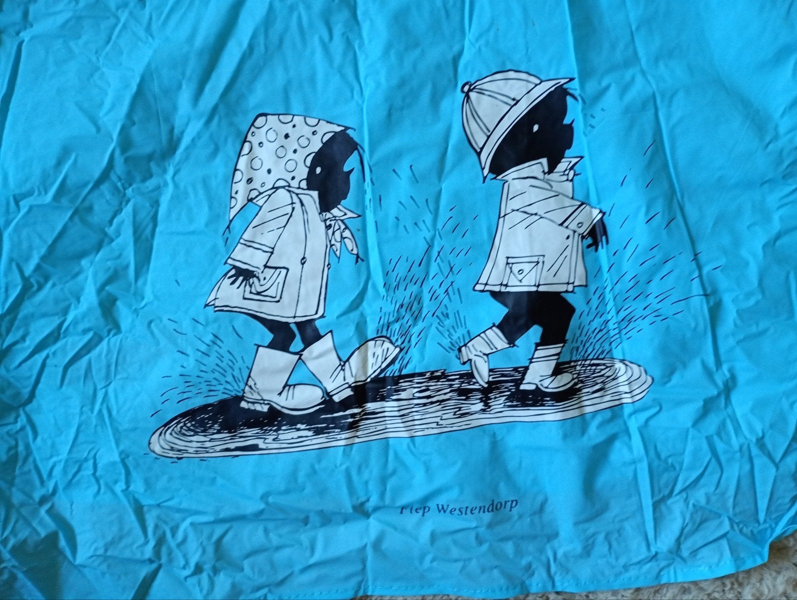Regencape Jip en Janneke maat 122/128, Ophalen of Verzenden, Regenjas