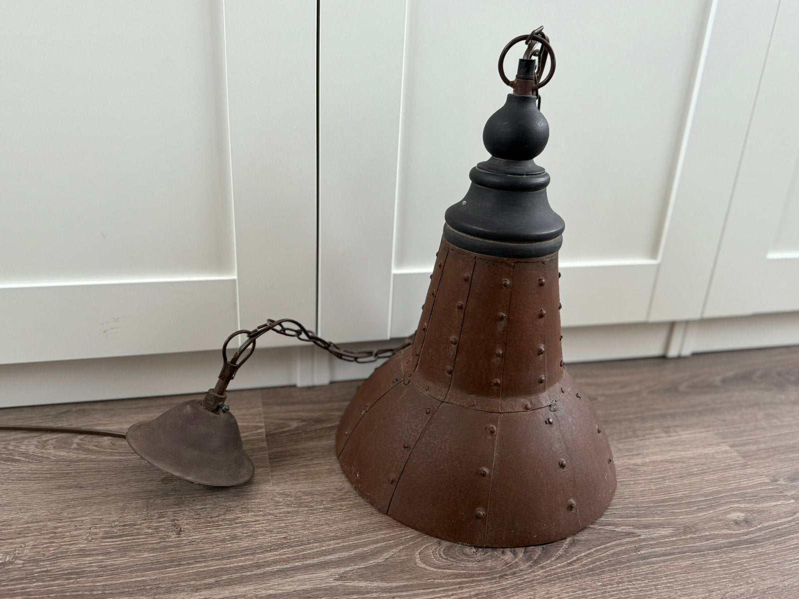 2 hanglampen, Ophalen