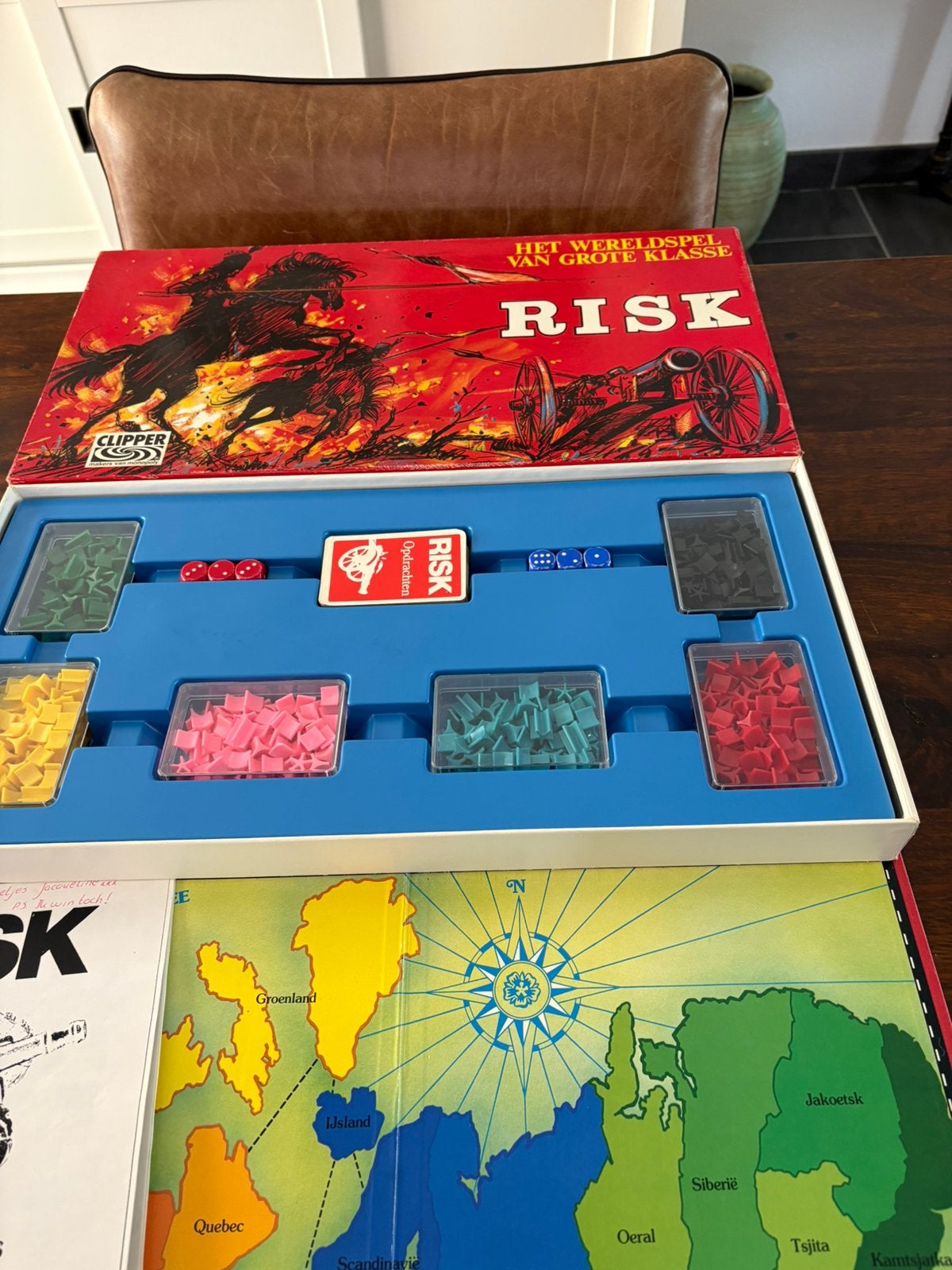 Risk - Het Wereldspel van Grote Klasse (Clipper), Drie of vier spelers, Ophalen of Verzenden, Gebruikt