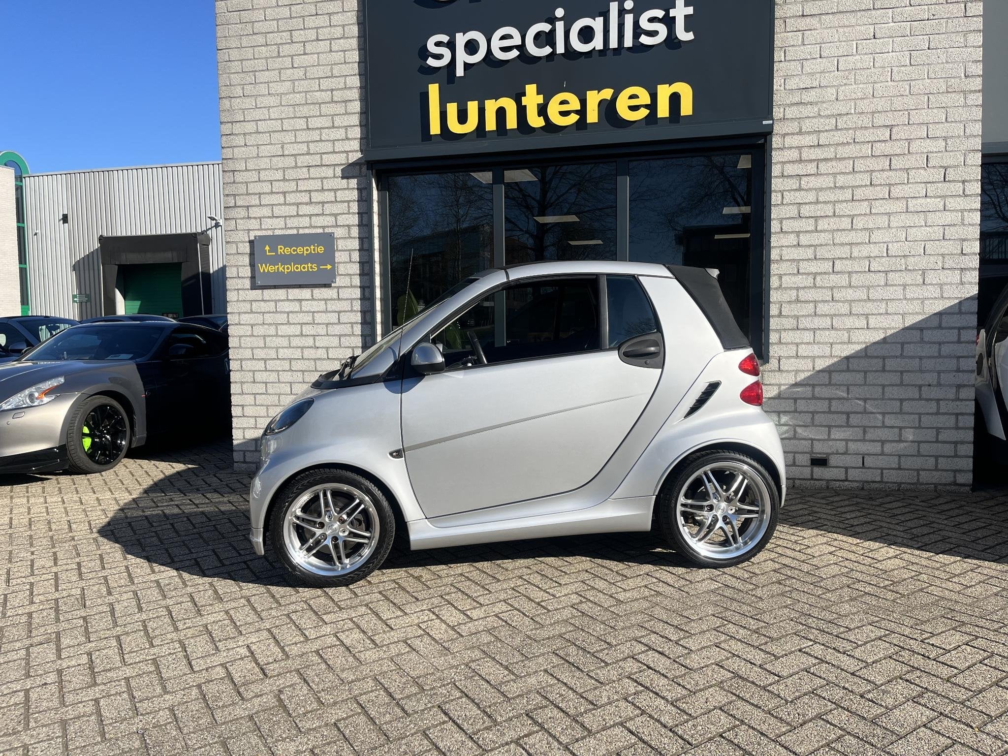 smart fortwo cabrio BRABUS 1.0 turbo Lage km stand, Auto's, Automaat, Euro 5, Achterwielaandrijving, Gebruikt