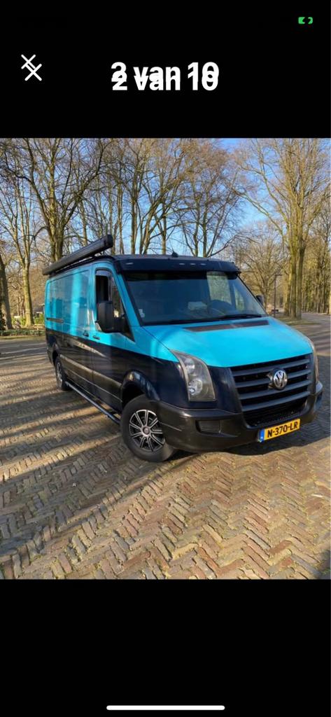 Volkswagen Crafter . Origineel NL Camper. 2008, Caravans en Kamperen, Buscamper of Camperbus, Volkswagen, Particulier, Tot en met 4