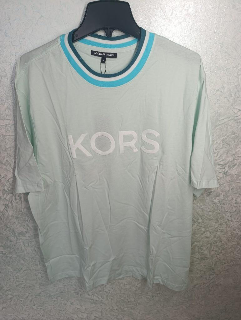 Nieuw Michael Kors logo-cotton oversized t-shirt, Kleding | Heren, T-shirts, Overige kleuren, Maat 48/50 (M), Nieuw, Ophalen of Verzenden