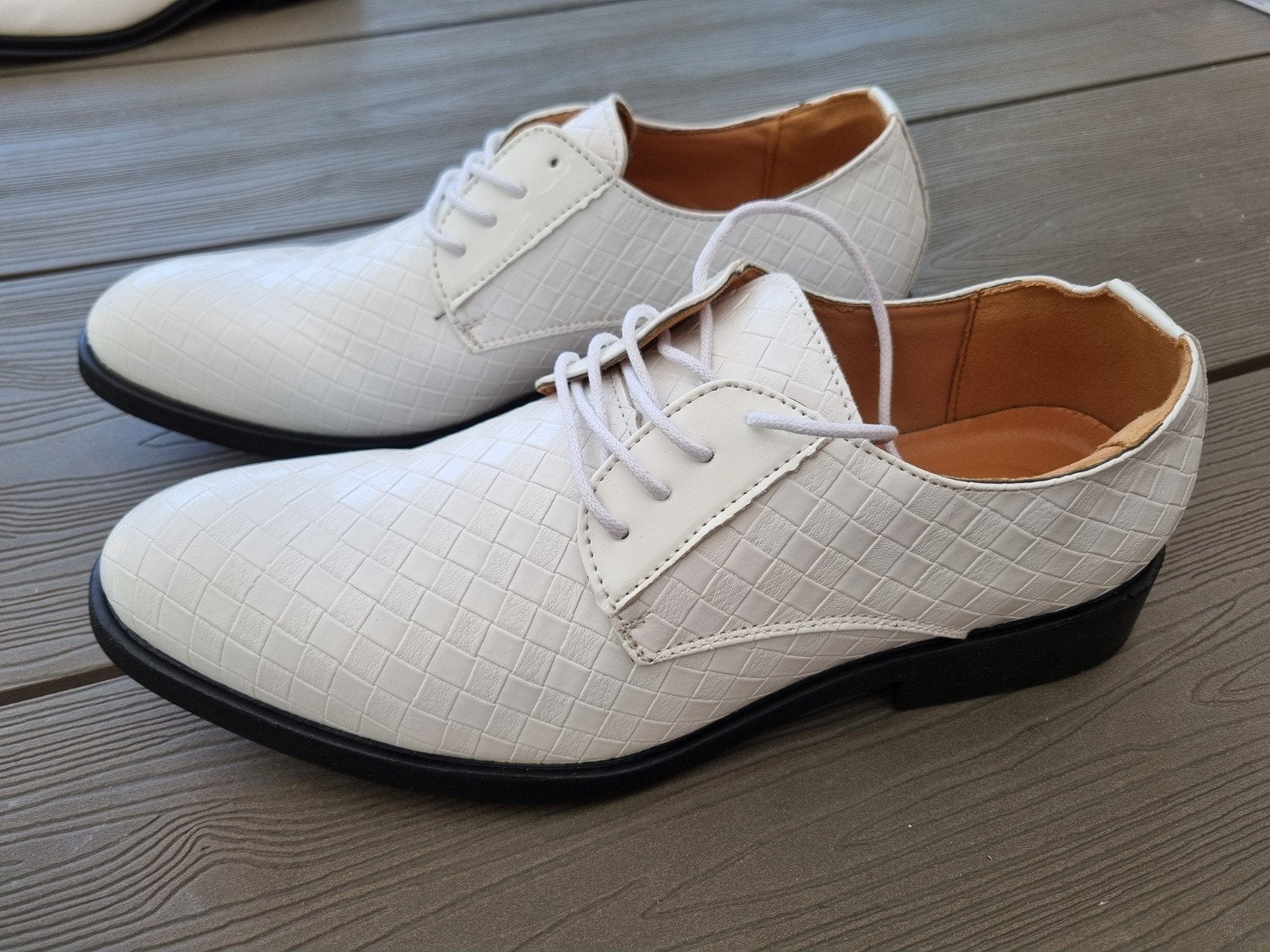 Nette witte veterschoenen maat 42 én 43, Ophalen of Verzenden, Nieuw, Wit