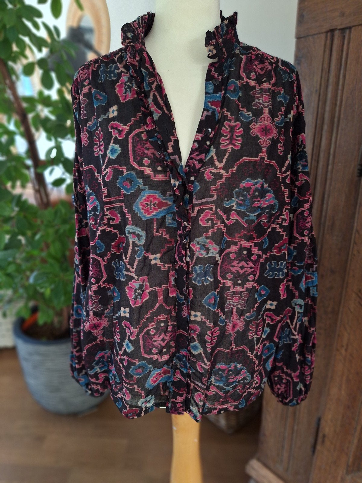 Mooie oversized blouse Shoeby, M, Shoeby, Ophalen of Verzenden, Zo goed als nieuw, Maat 38/40 (M)