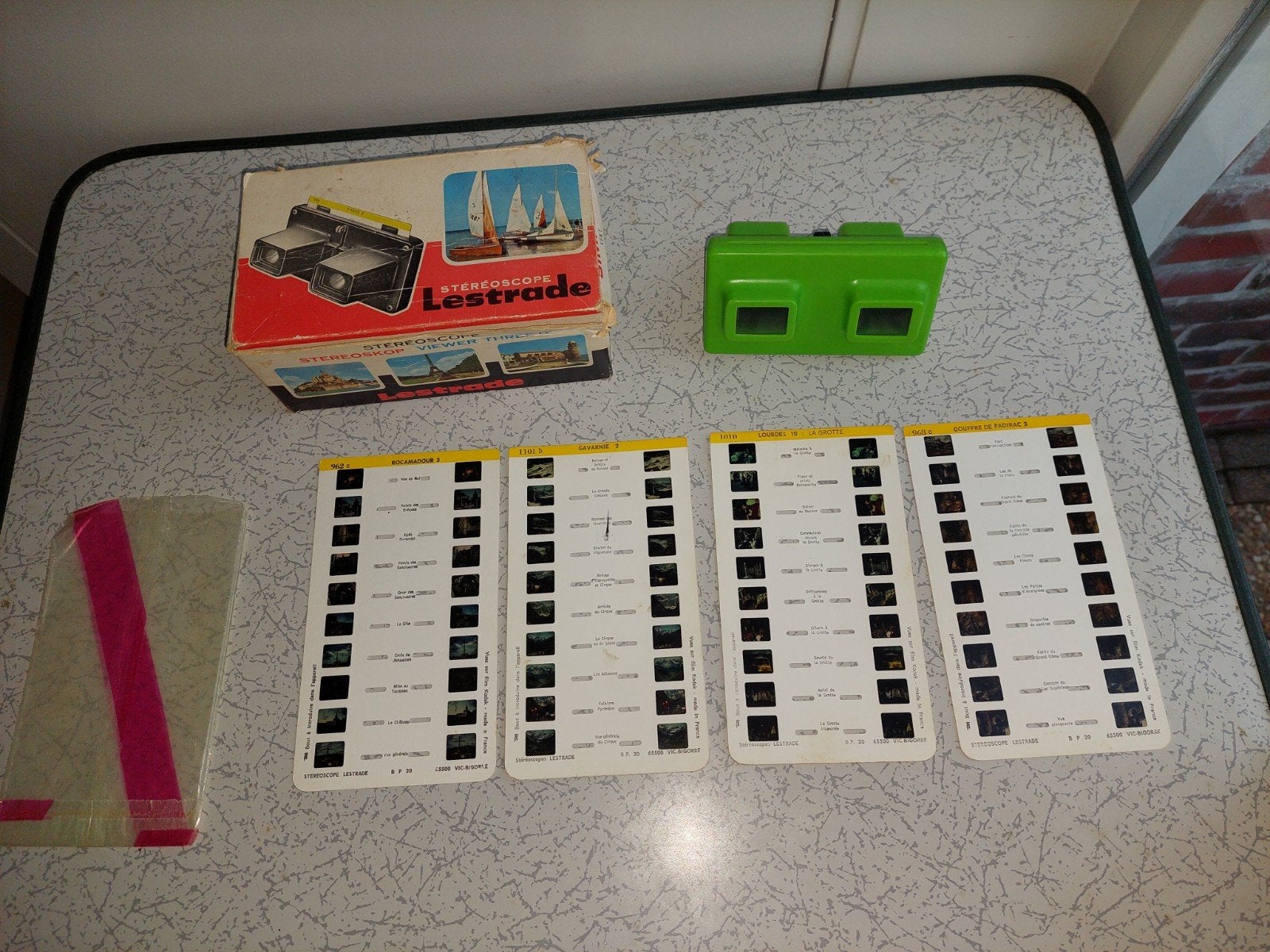 Lestrade stereoscoop viewer uit de begin jaren '60, compleet, Ophalen of Verzenden