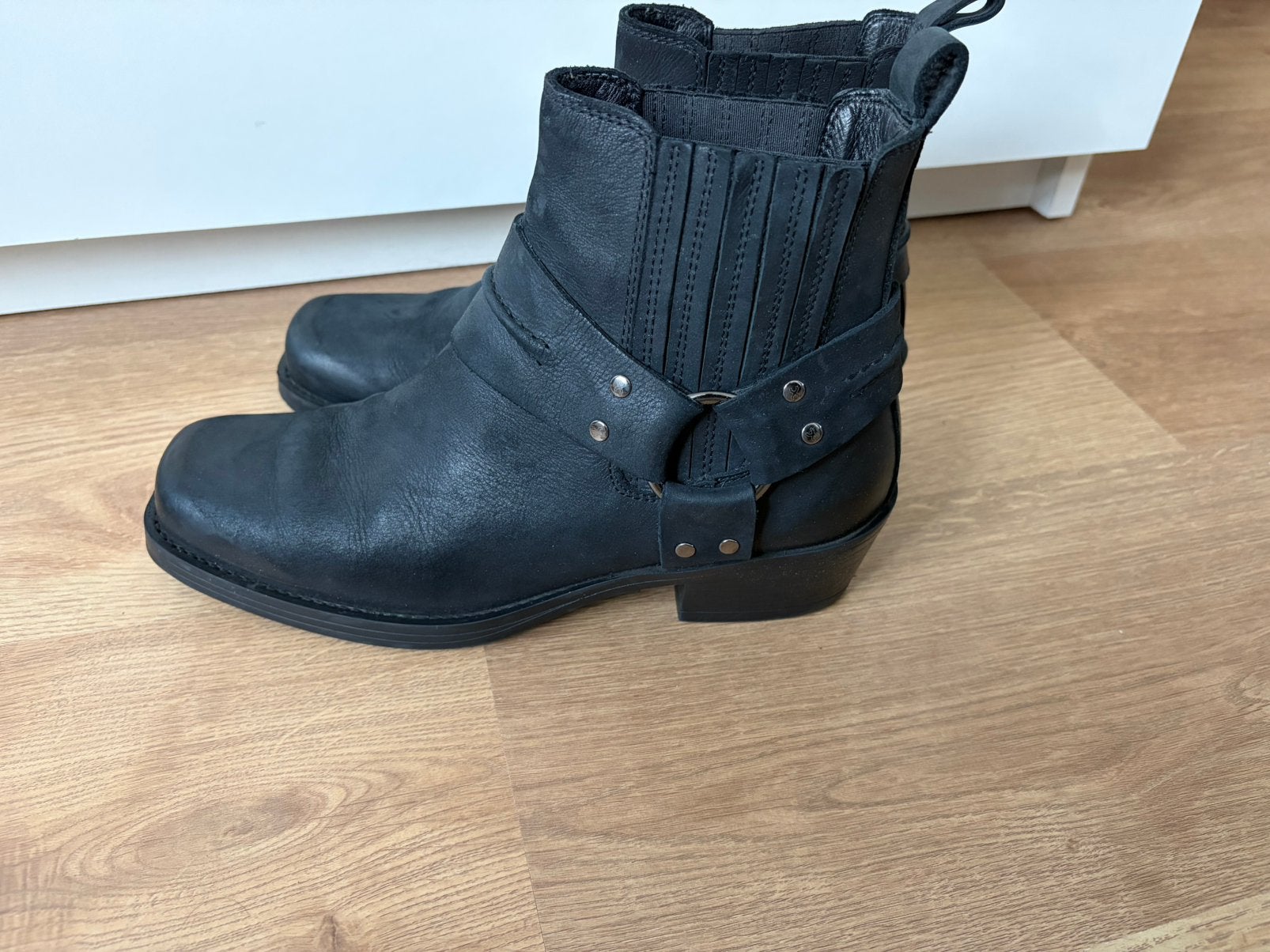 Zwarte Bronx cowboy laarsjes 40, Ophalen of Verzenden, Zo goed als nieuw, Zwart