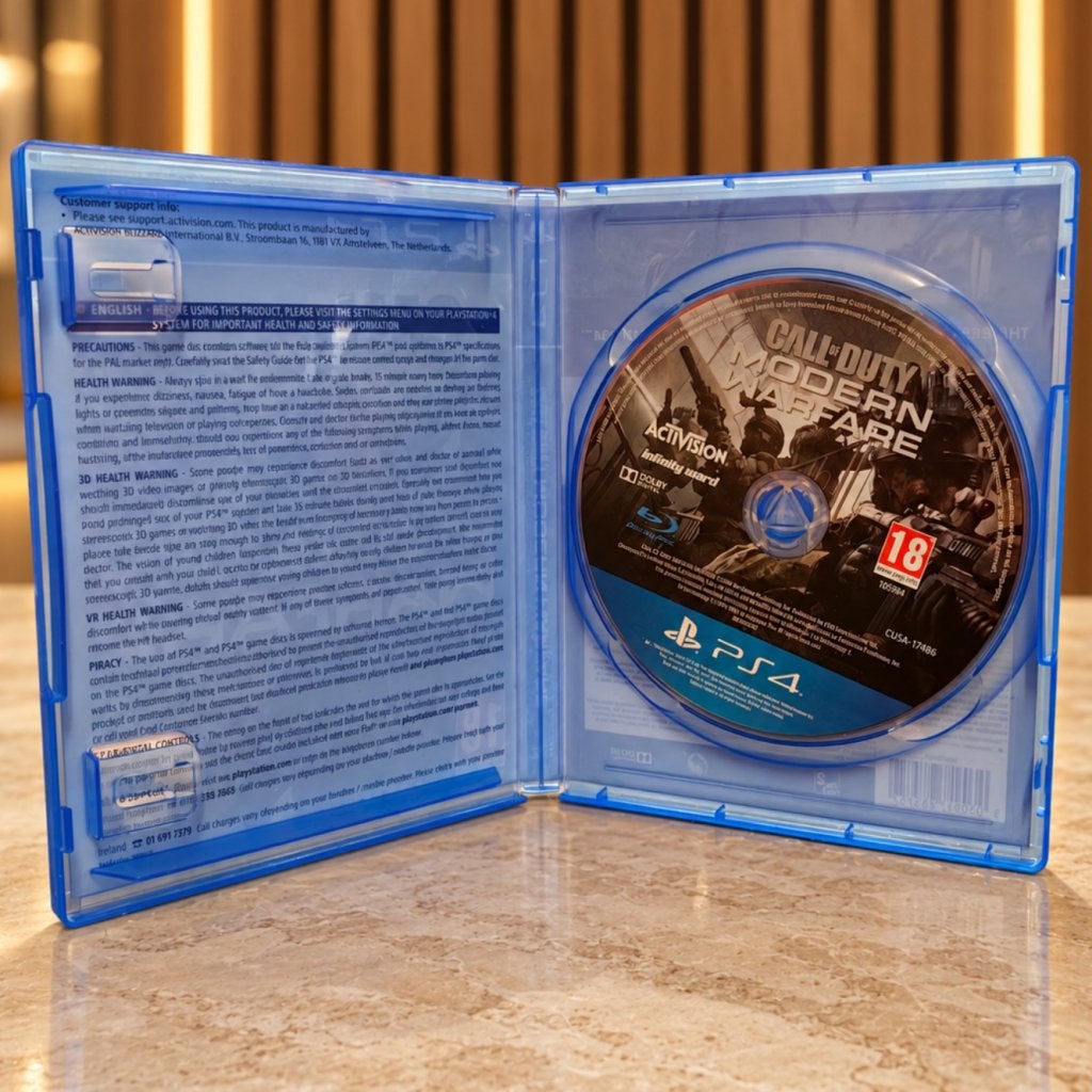 Call Of Duty Modern Warfare - PS4 Game, Sony, Zo goed als nieuw, Support@sony.com, 1-7-1 Konan, Minato-ku
Tokyo 108-0075
Japan