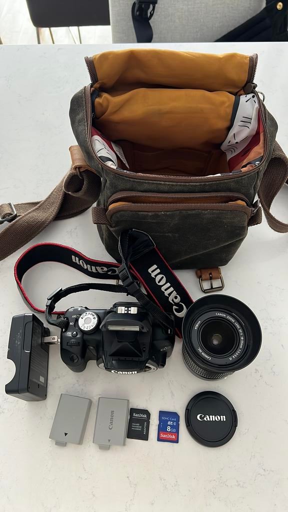 Canon EOS 500D, Audio, Tv en Foto, Fotocamera's Digitaal, Ophalen, Gebruikt, Spiegelreflex, Canon