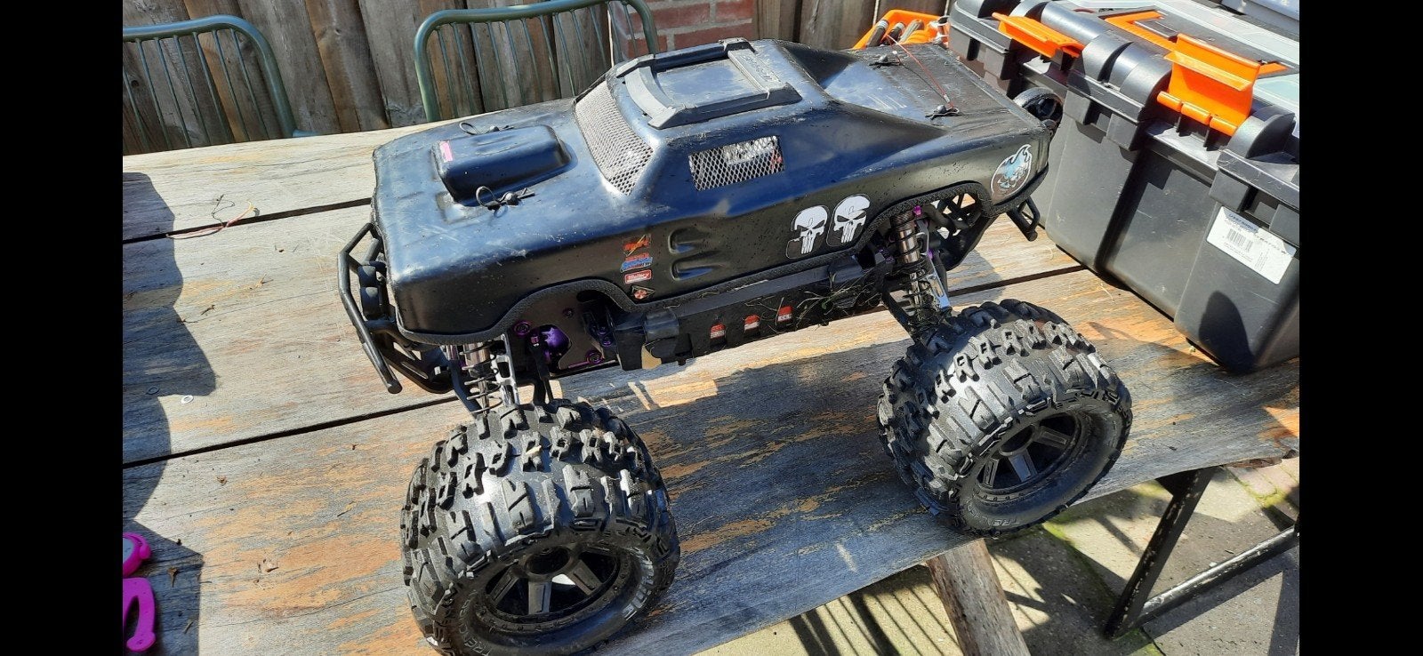 HPI Savage Flux, Elektro, Gebruikt, Auto offroad, Ophalen of Verzenden