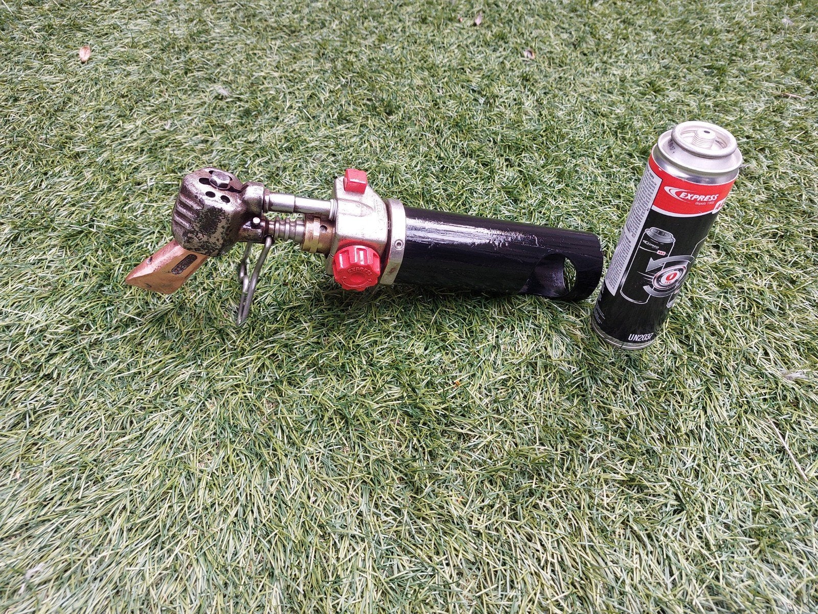 Express soldeerbrander  met volle gasfles., Ophalen of Verzenden