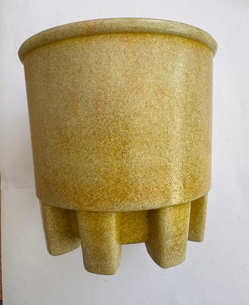 Graniver art deco bloempot leerdam, Ophalen of Verzenden