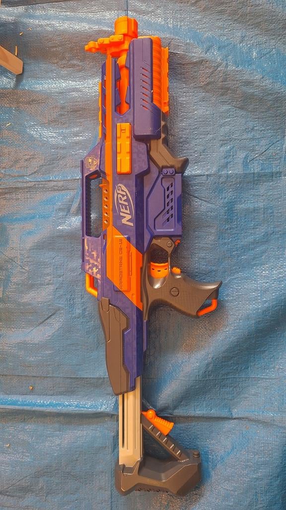 Automatische Nerf Rapidstrike CS-18, Ophalen of Verzenden, Zo goed als nieuw, Jongen of Meisje
