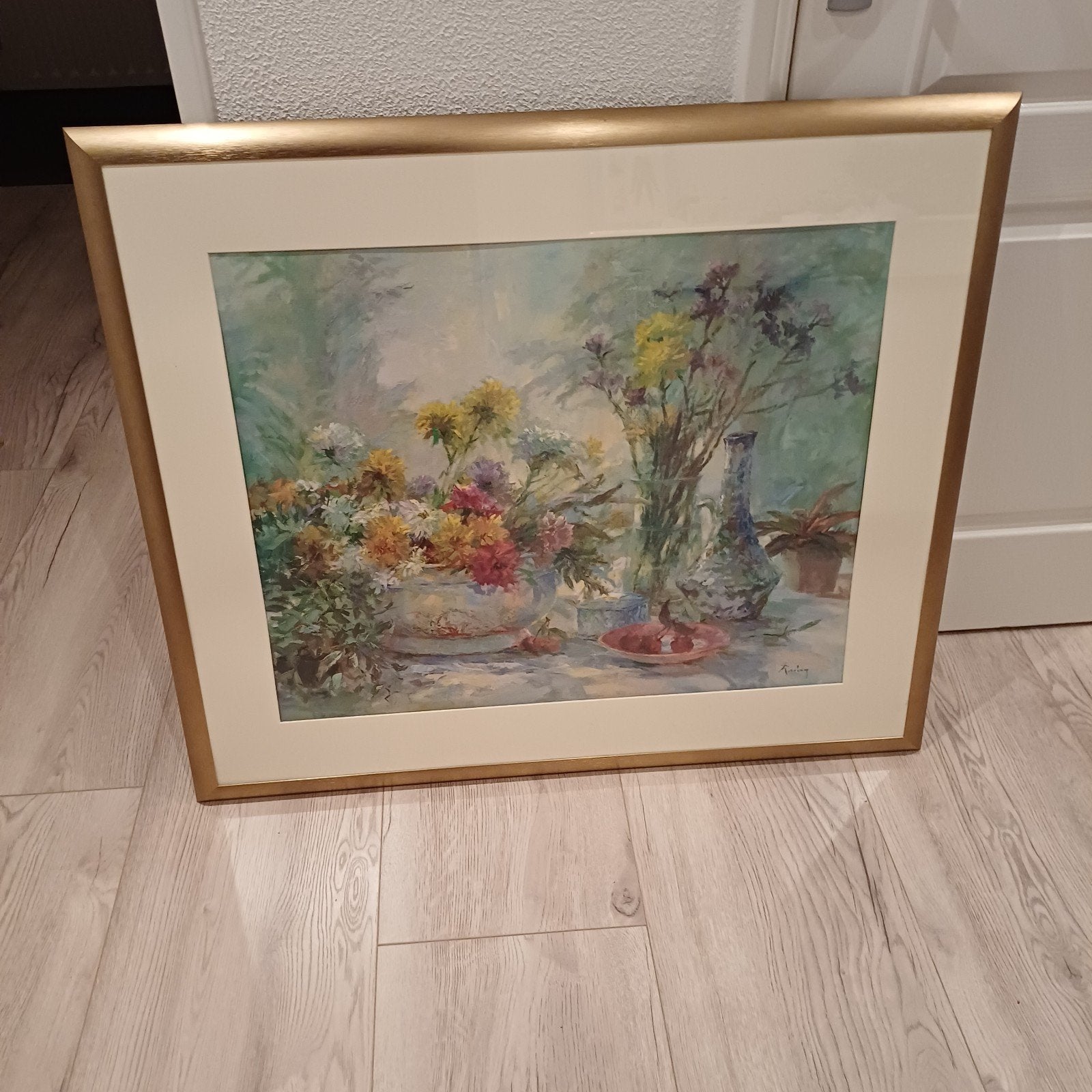 te koop Bloemen schilderij, Antiek en Kunst, Kunst | Schilderijen | Klassiek, Ophalen