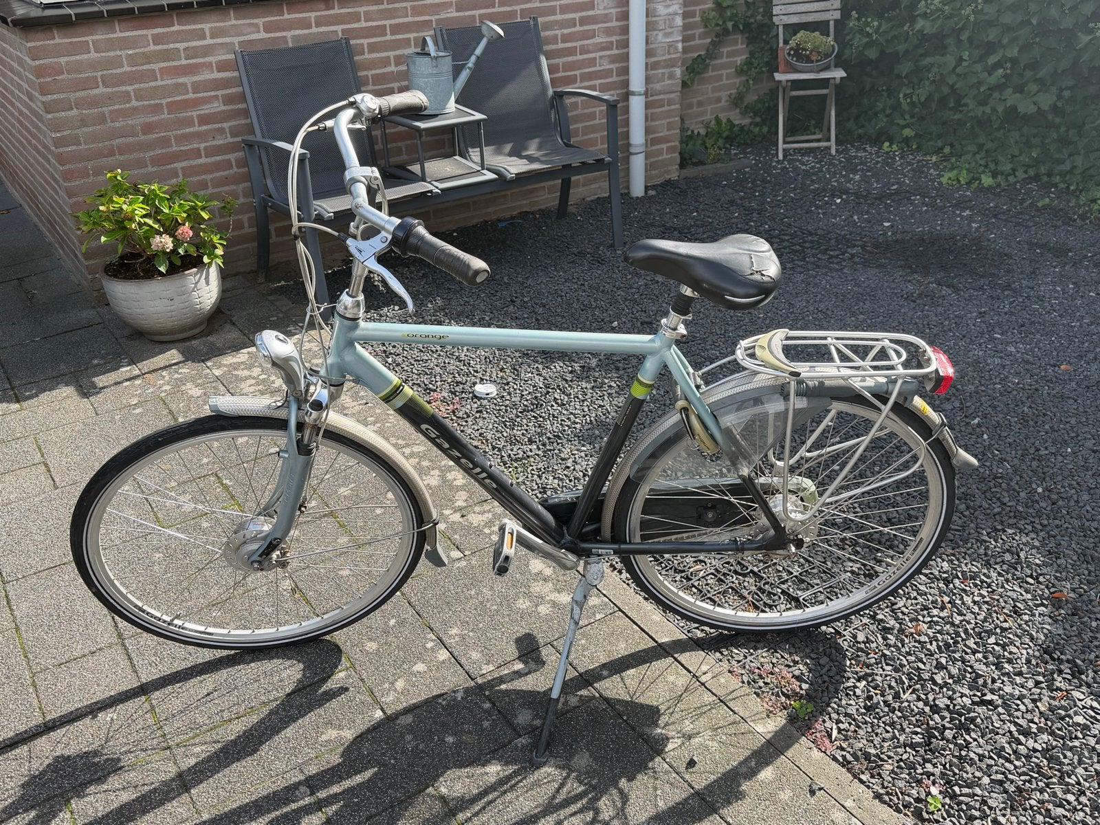 Gazelle Orange herenfiets 53/56 cm t.e.a.b., Gebruikt, Versnellingen, Ophalen of Verzenden, Schijfrem