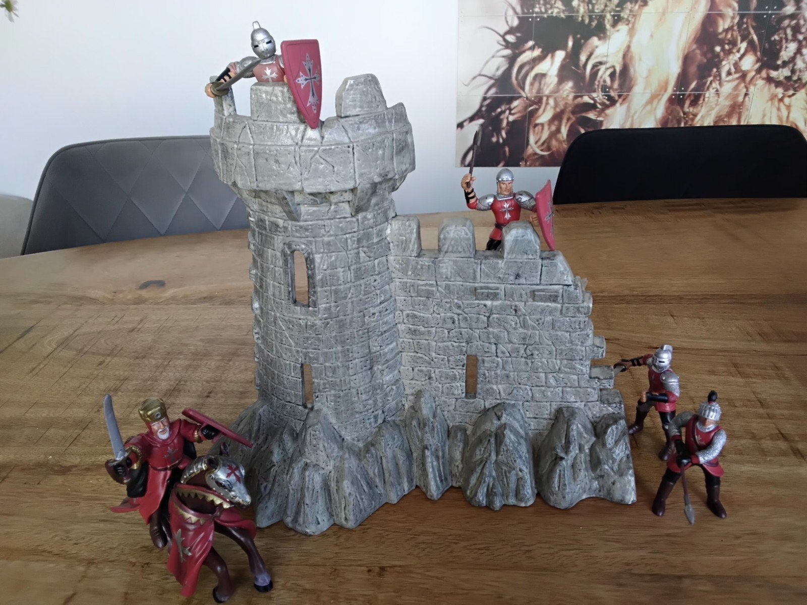 Simba Kasteelmuur met ridders, Ophalen of Verzenden
