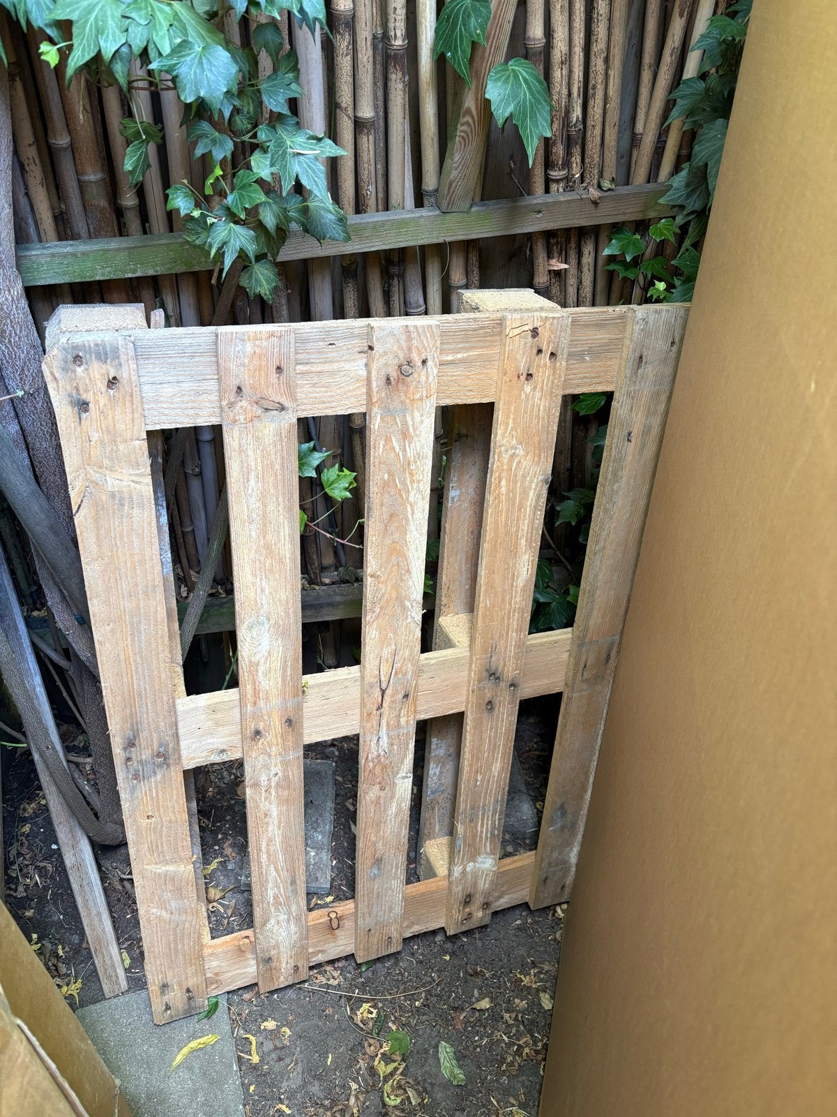 houten pallet 1 bij 1 meter, Ophalen, Gebruikt, 50 mm of meer, Pallet