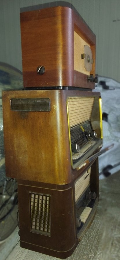 vintage buizen radio 3x, Ophalen of Verzenden