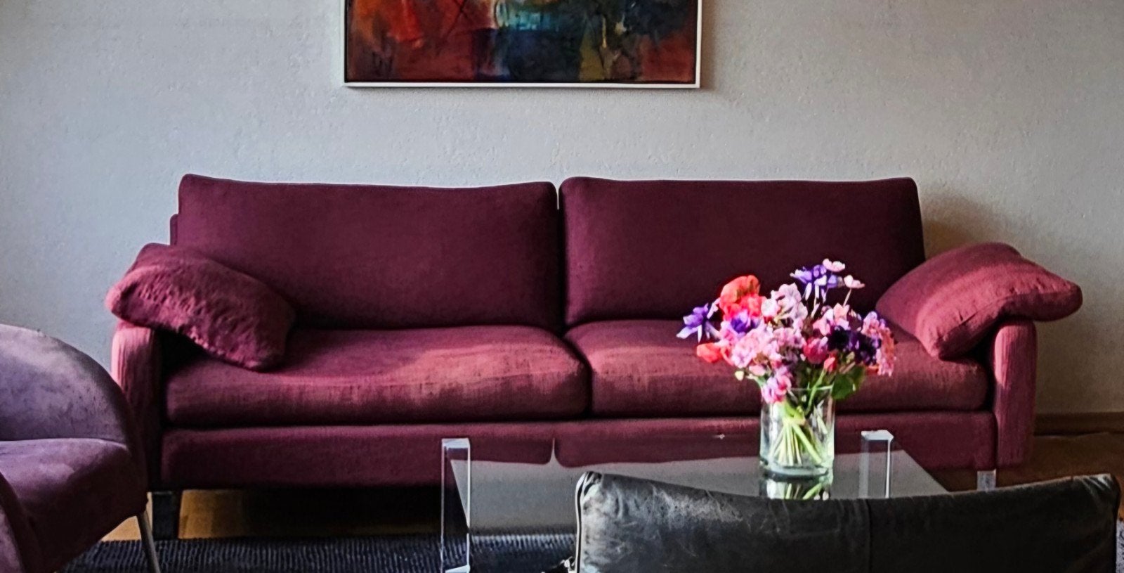 COR bank, ziet er nog netjes uit. Wel wat verkleurd., Huis en Inrichting, Banken | Bankstellen, Ophalen, Gebruikt, Design, Driepersoons