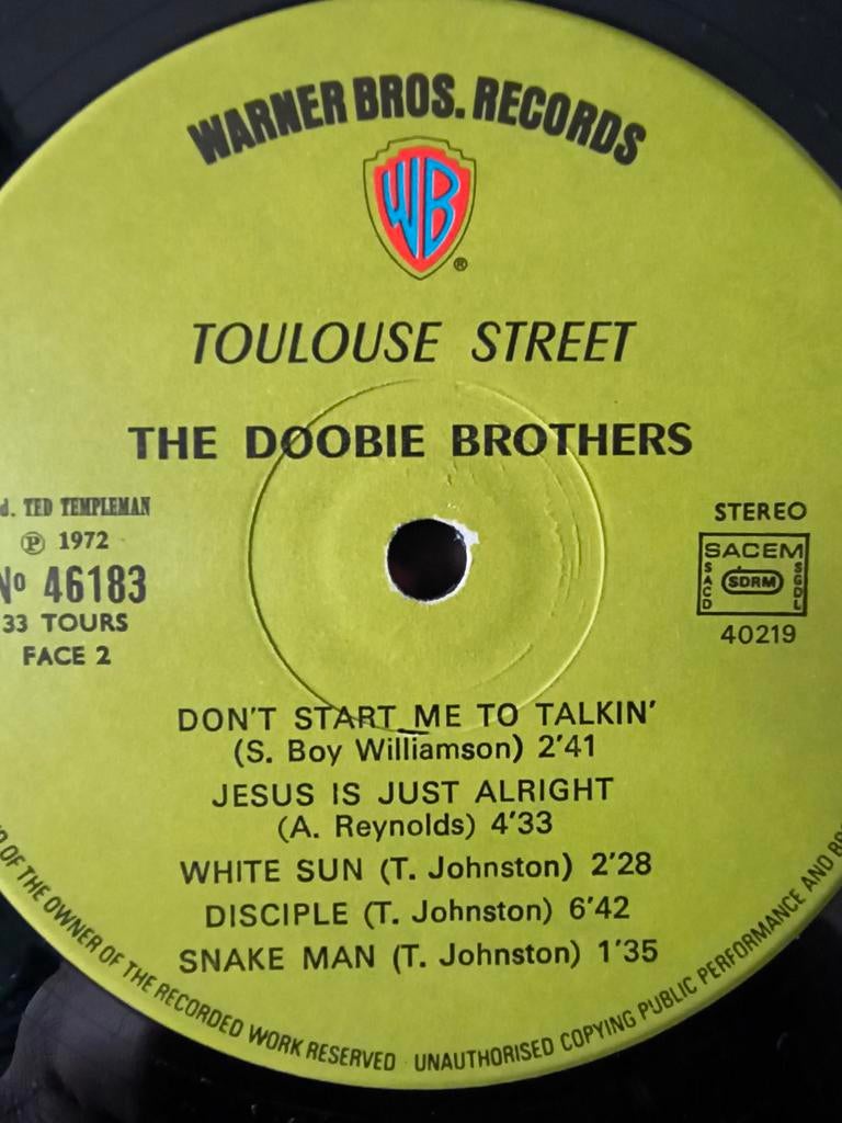 The Doobie Brothers - Toulouse Street LP (1972), Ophalen of Verzenden, 1970 - 1979, Gebruikt, 12 inch
