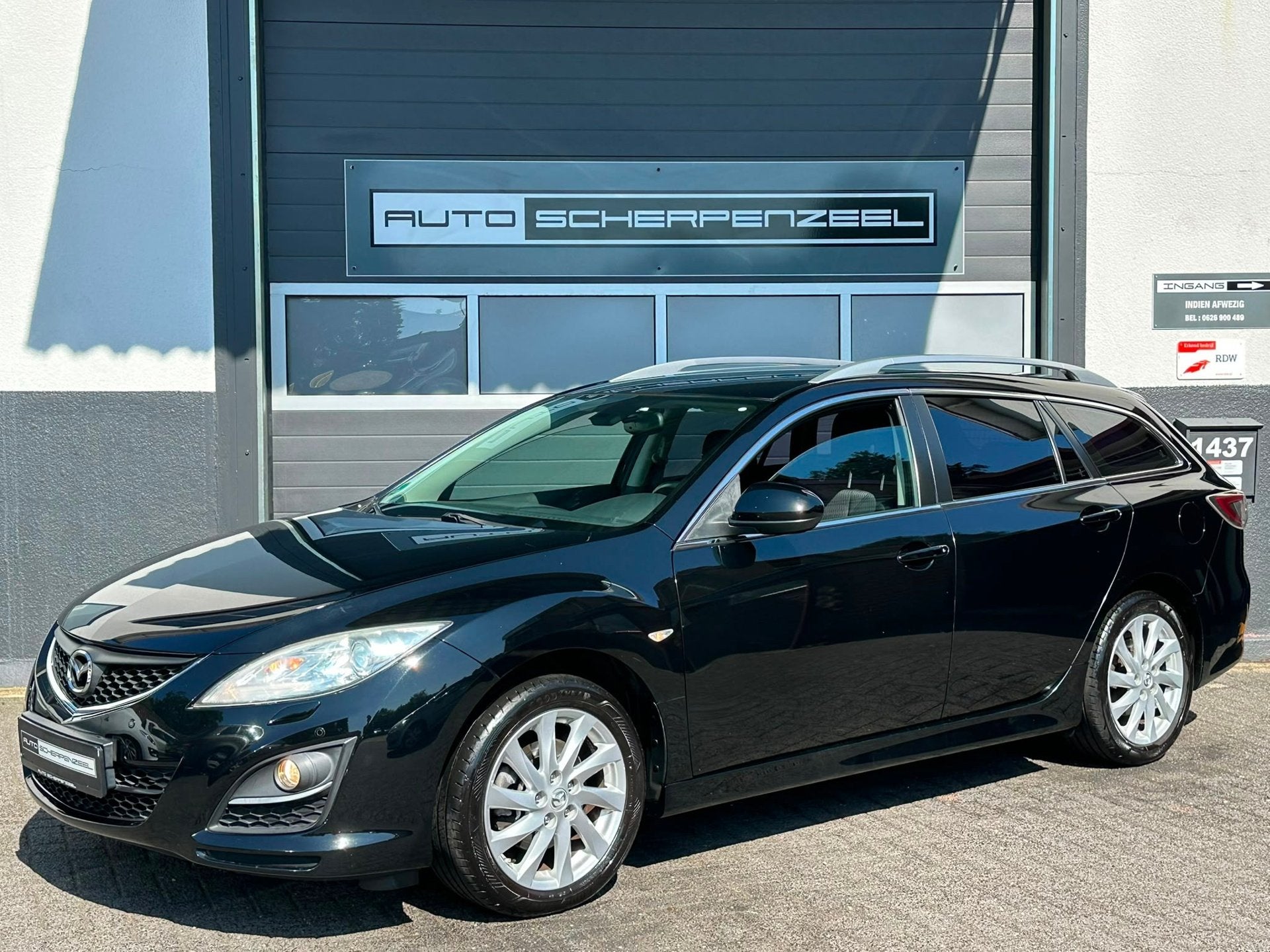 Mazda 6 2.0 155pk Active | AIRCO | STOELVERW.| TREKHAAK, Auto's, Voorwielaandrijving, Gebruikt, 4 cilinders, Zwart