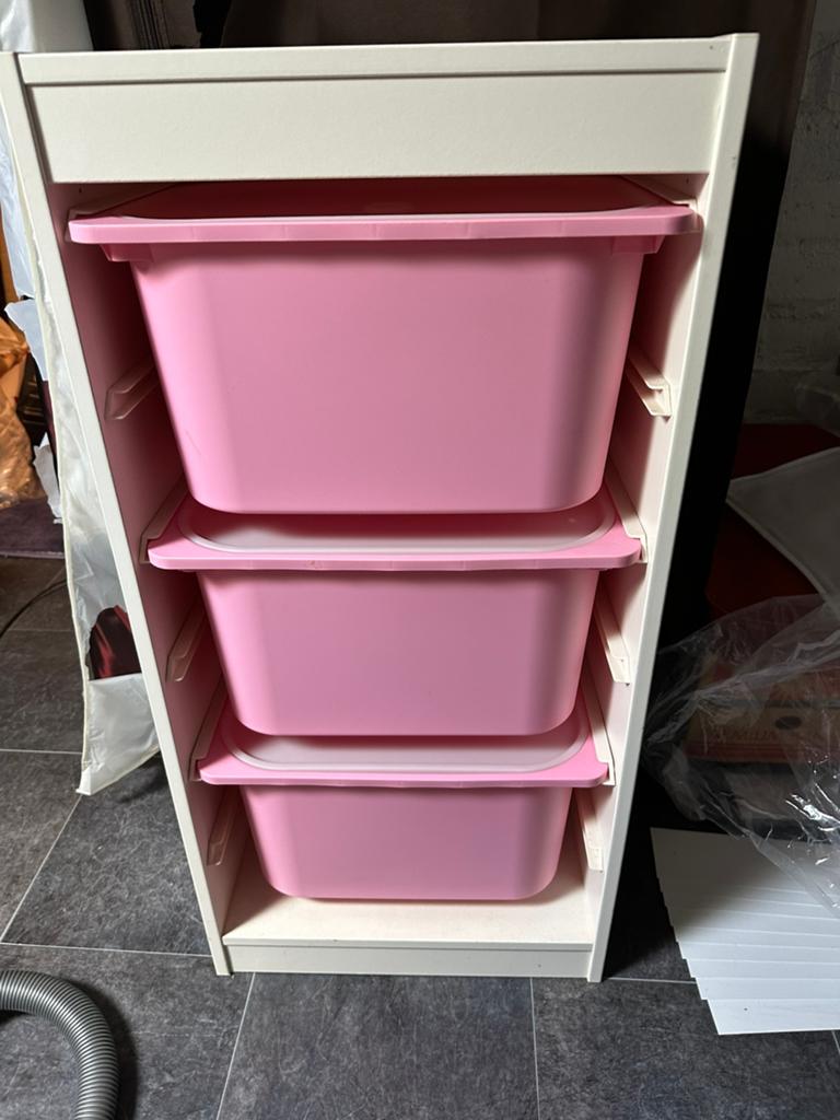 Ikea ladenkast, Zo goed als nieuw, 3 of 4 laden, Minder dan 100 cm, 25 tot 50 cm