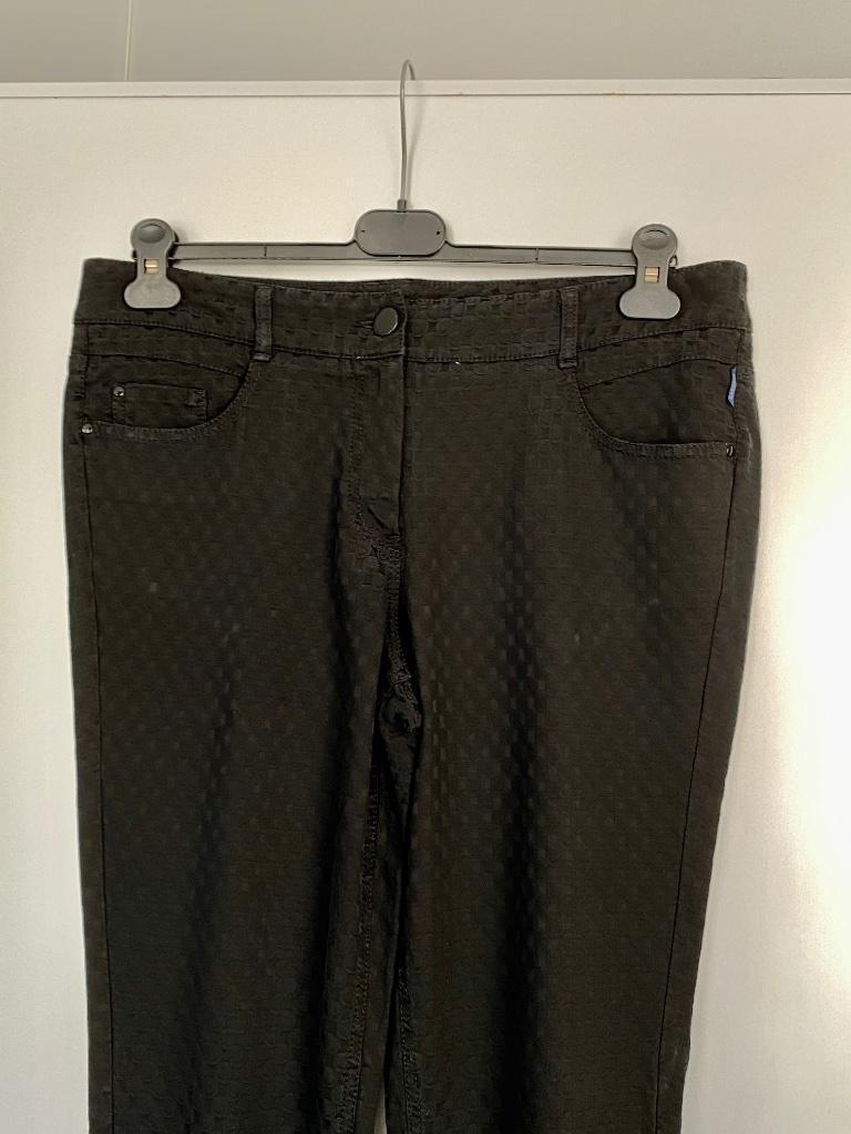 H917 Gardeur maat 40=M stretch-broek jeans zwart, Kleding | Dames, Maat 38/40 (M), Zwart, Ophalen of Verzenden, Zo goed als nieuw