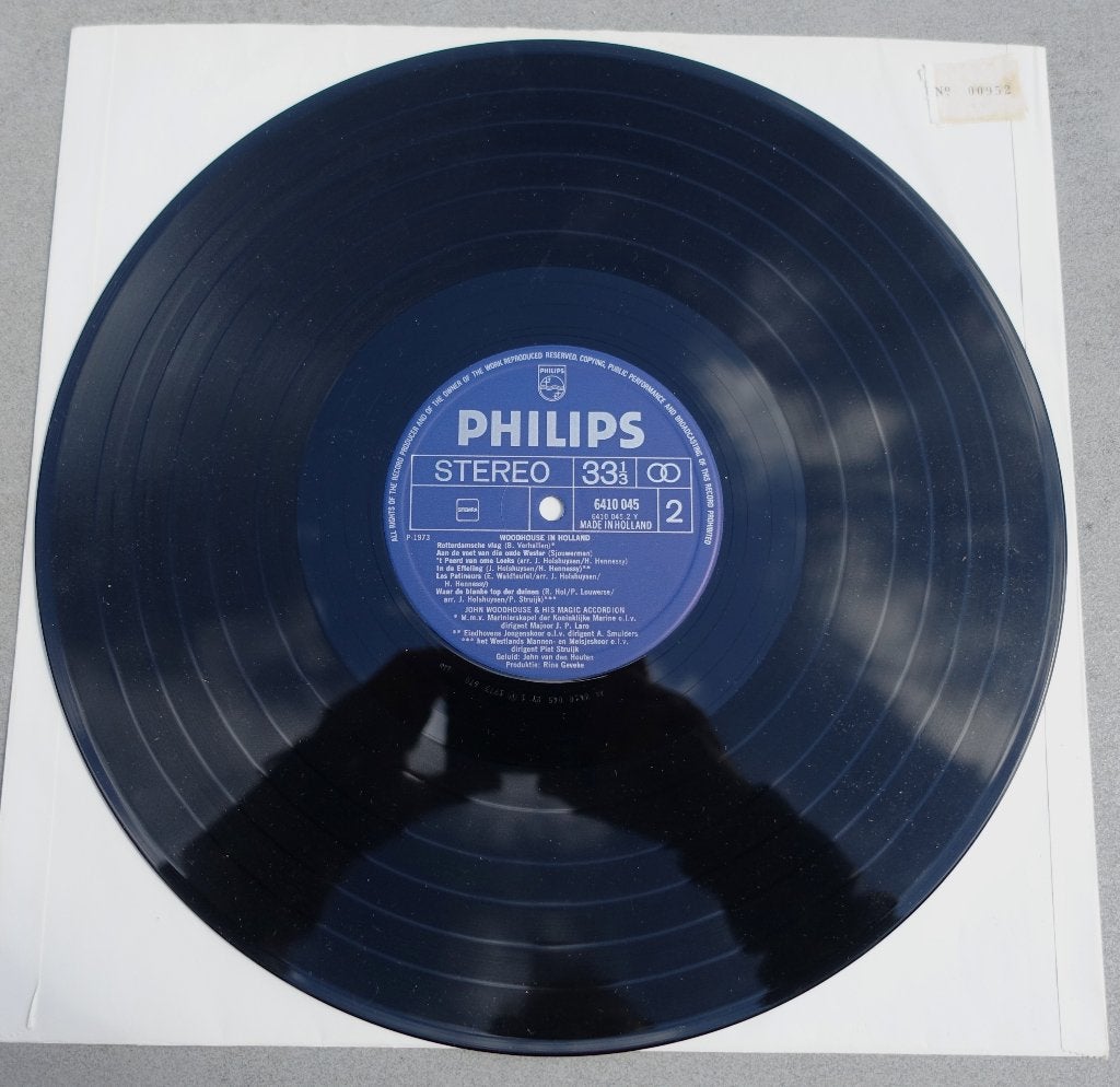 John Woodhouse & His Accordion - Woodhouse in Holland LP, LP, Ophalen of Verzenden, Zo goed als nieuw, 12 inch