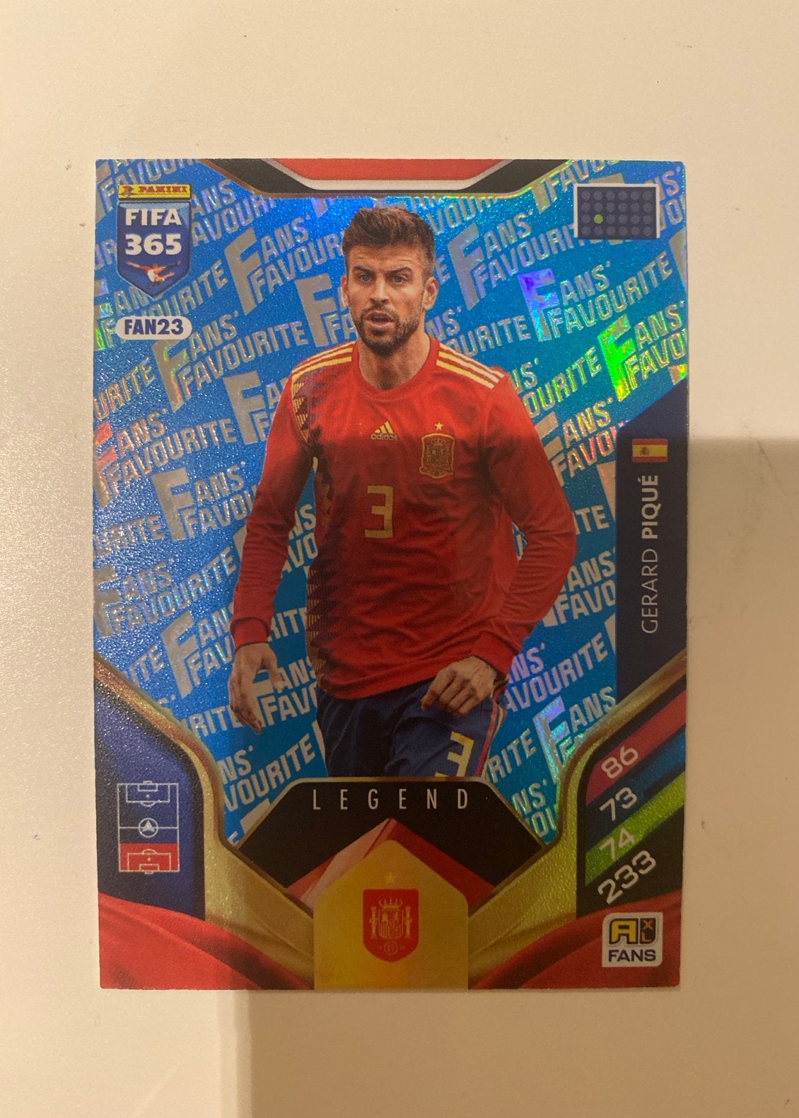 Piqué legende panini 2026, Ophalen of Verzenden, Zo goed als nieuw, Buitenlandse clubs, Poster, Plaatje of Sticker