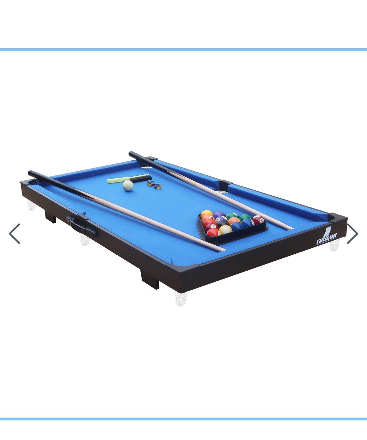 Cougar Pooltafel mini, Pooltafel, Ophalen of Verzenden, Zo goed als nieuw, Nvt